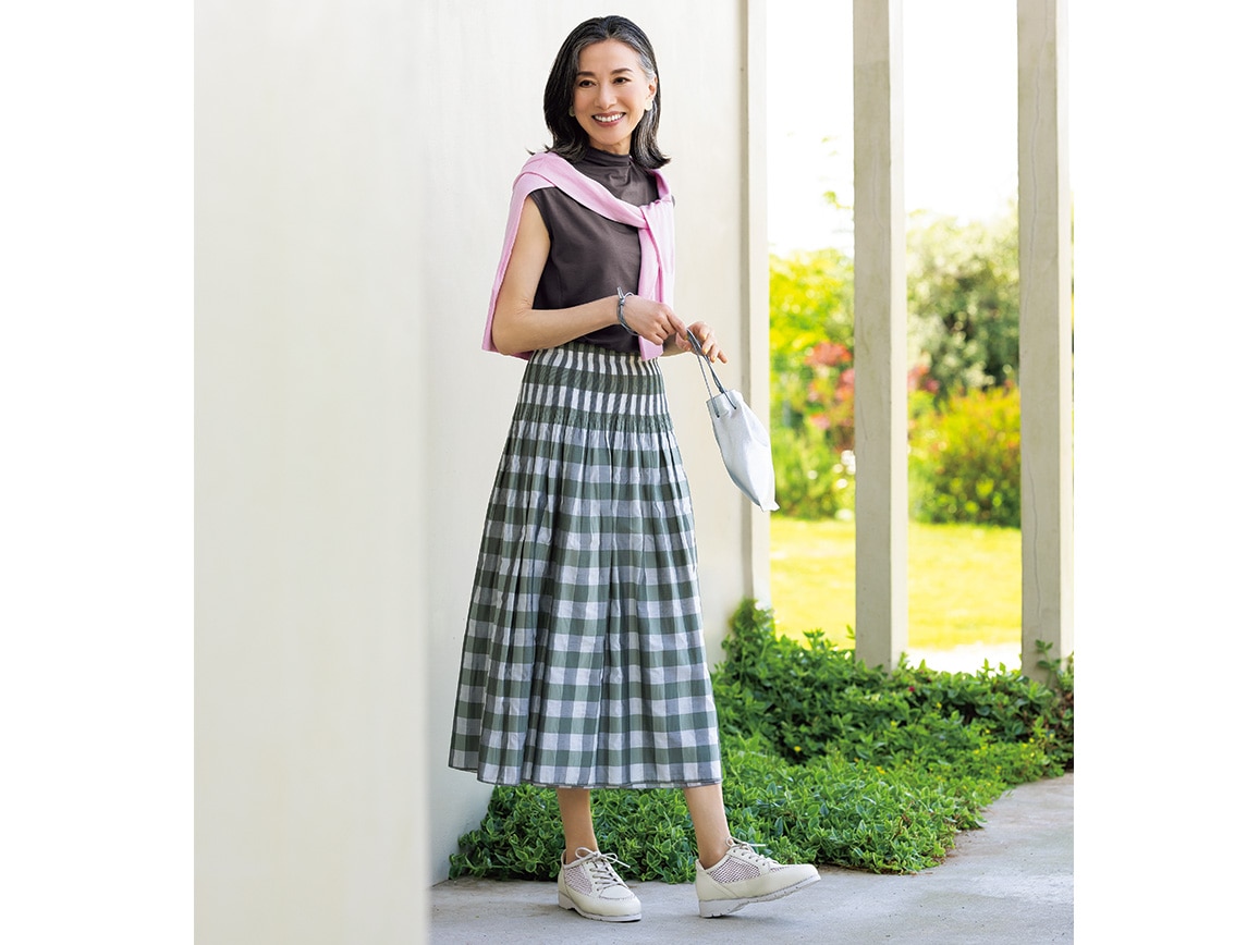 ハルメク×テンセルTM プルオーバー(ボトルネック・ノースリーブ) ハルメク×テンセルTM プルオーバー(ボトルネック・ノースリーブ)