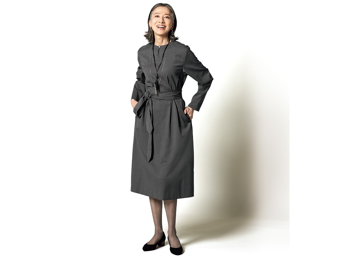 ウエストタックワンピース ウエストタックワンピース