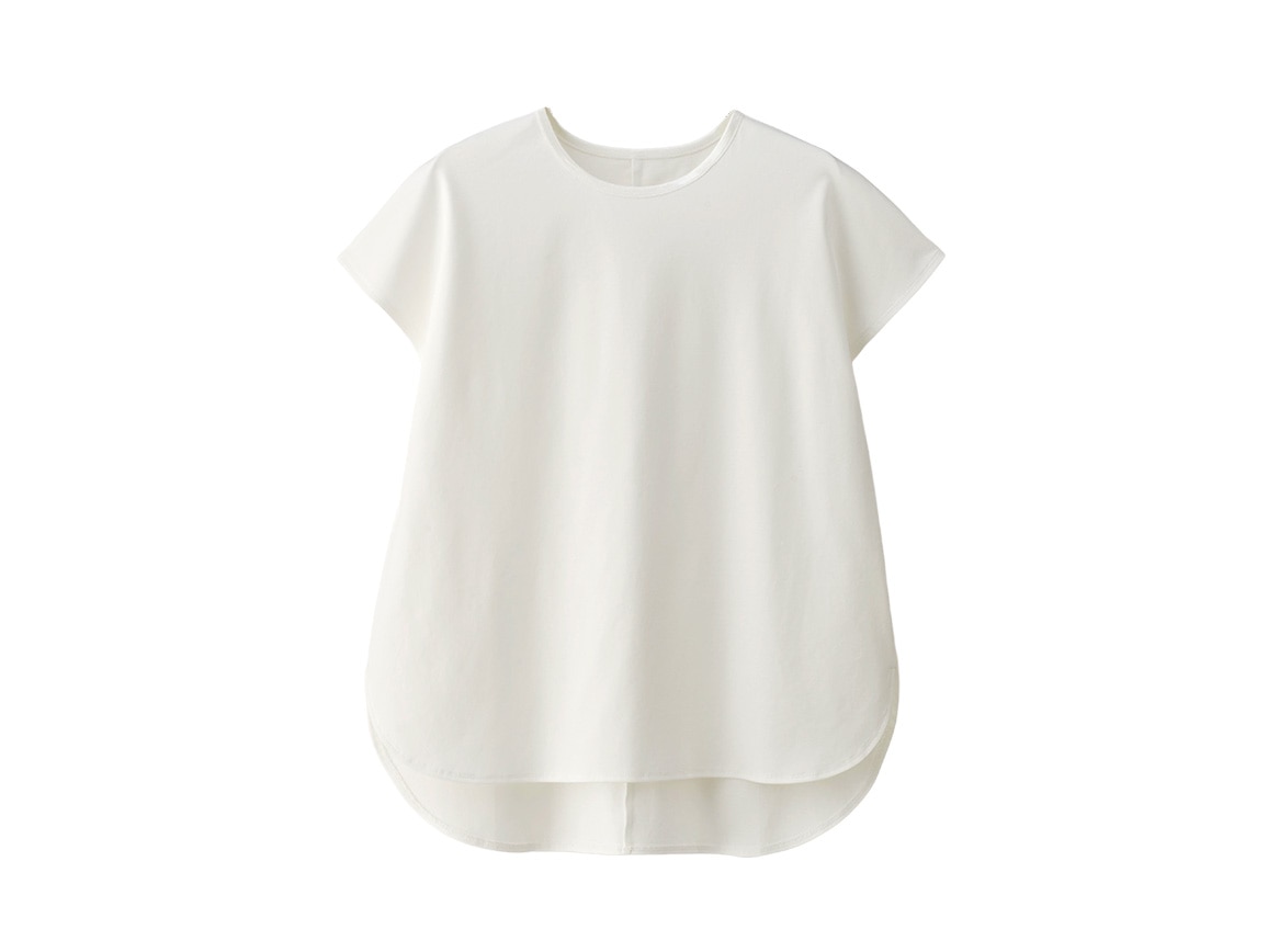 シンプルコットンフレンチスリーブ シンプルコットンフレンチスリーブ