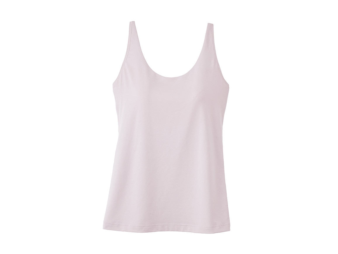 ハルメク ヘルスプラス・カップ付きタンクトップ(しっとり綿混) ハルメク ヘルスプラス・カップ付きタンクトップ(しっとり綿混)