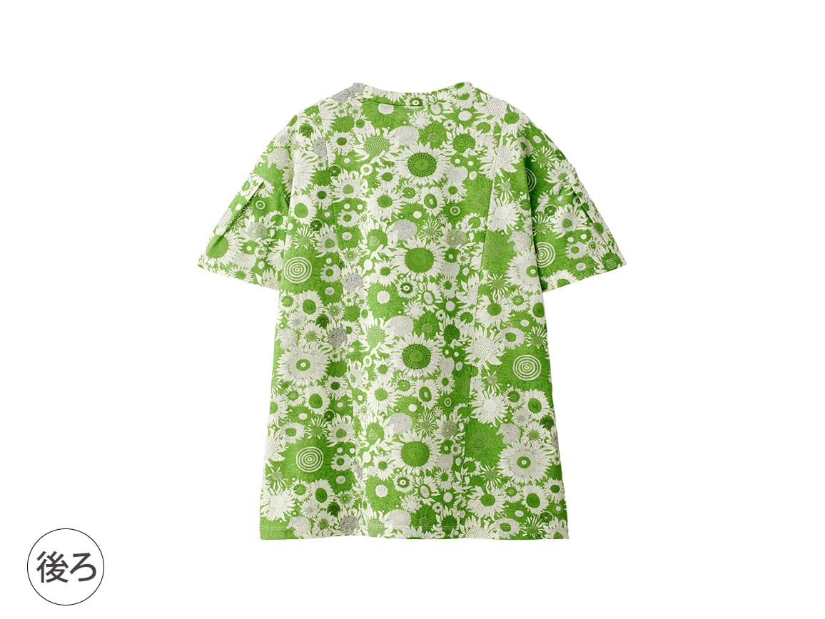 リバティプリントタック袖TシャツEX リバティプリントタック袖TシャツEX
