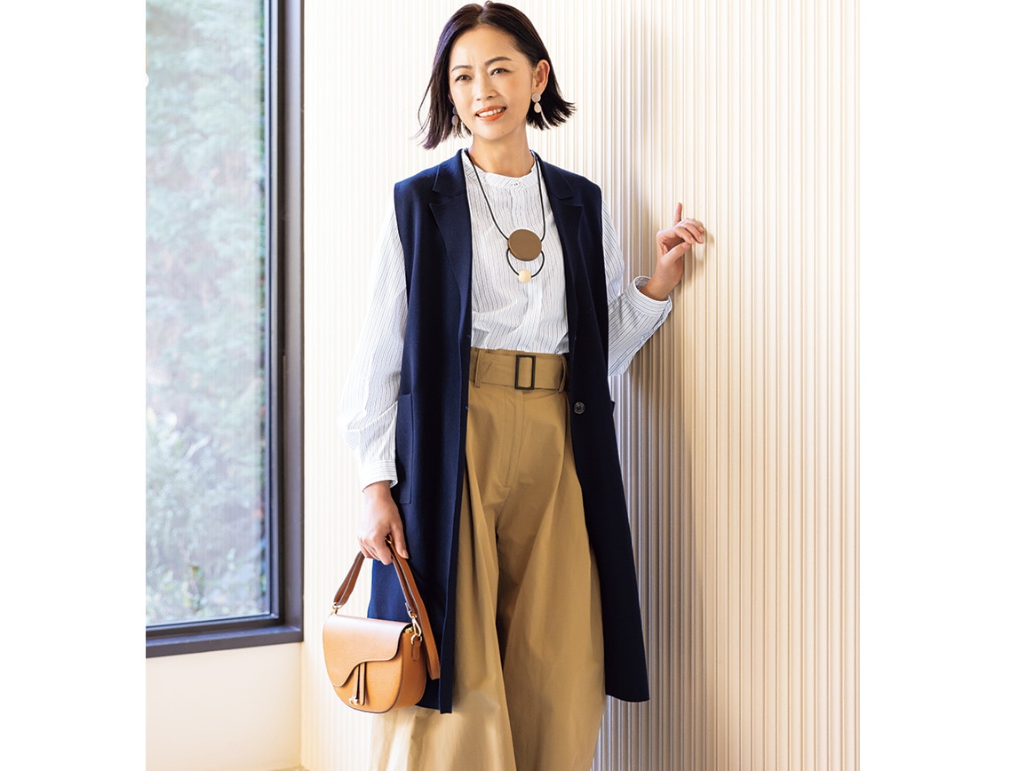 バンドカラー切り替えシャツ(ツインレット(R)糸採用) バンドカラー切り替えシャツ(ツインレット(R)糸採用)