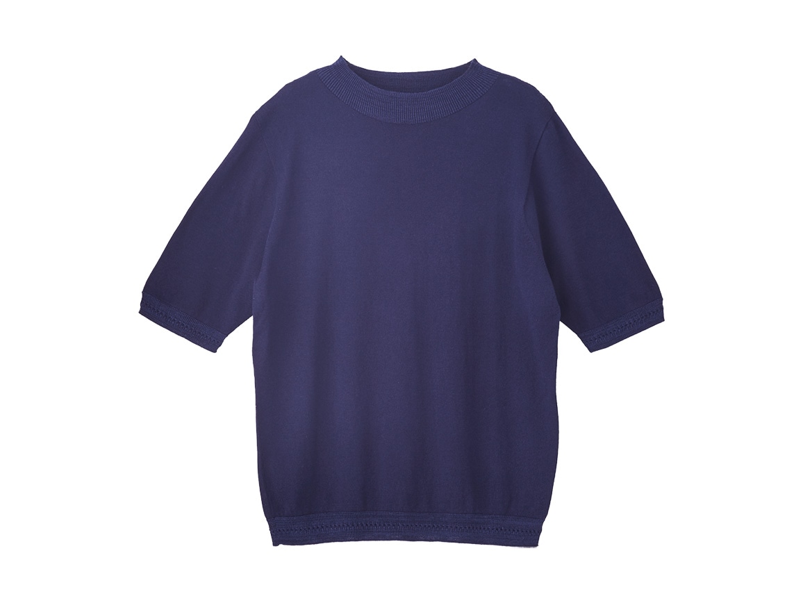 ハルメク 洗濯機で洗える コットンシルクニット ハルメク 洗濯機で洗える コットンシルクニット