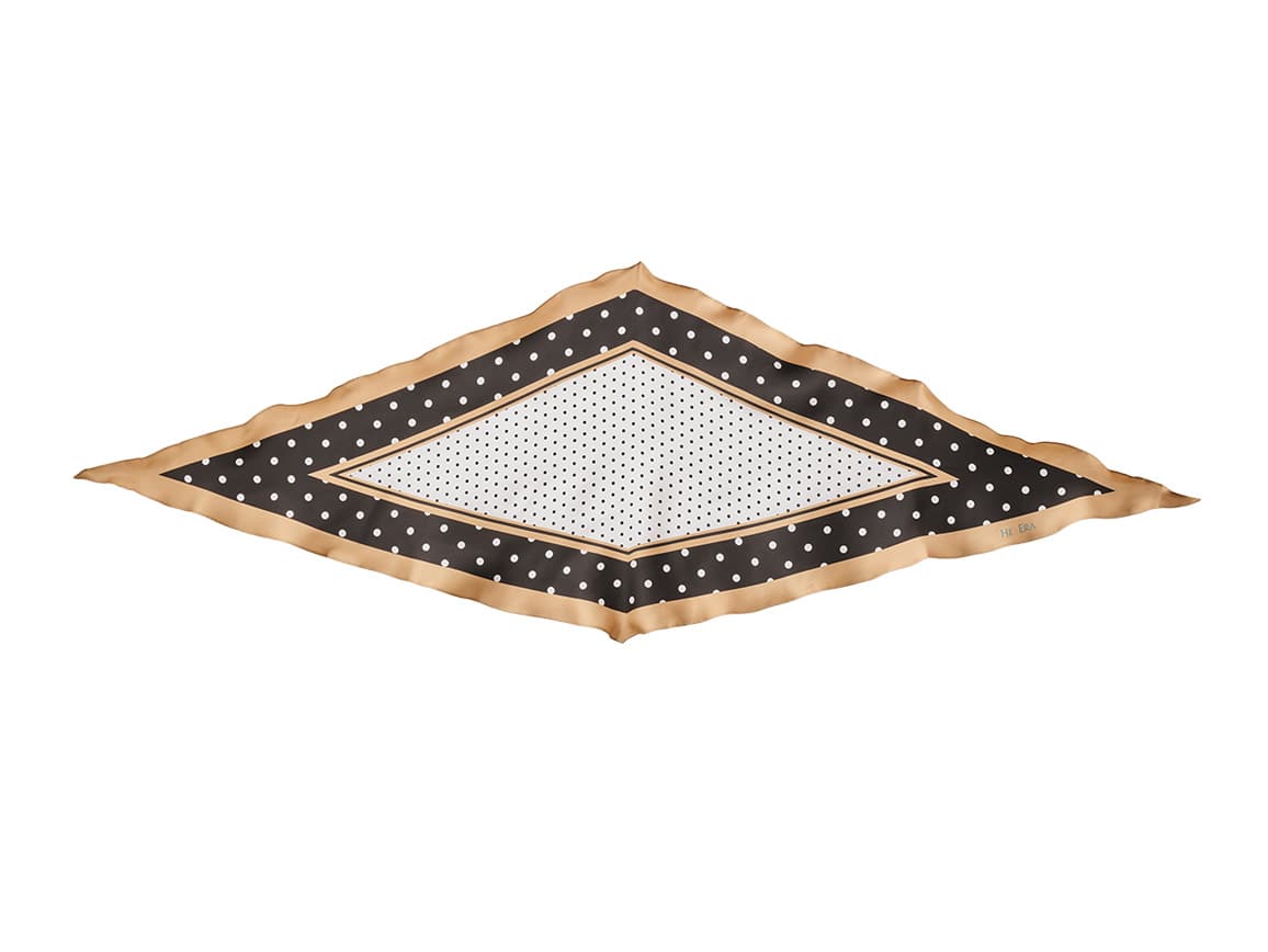 ずっと着けたままにできるコンパクトシルクスカーフ ずっと着けたままにできるコンパクトシルクスカーフ