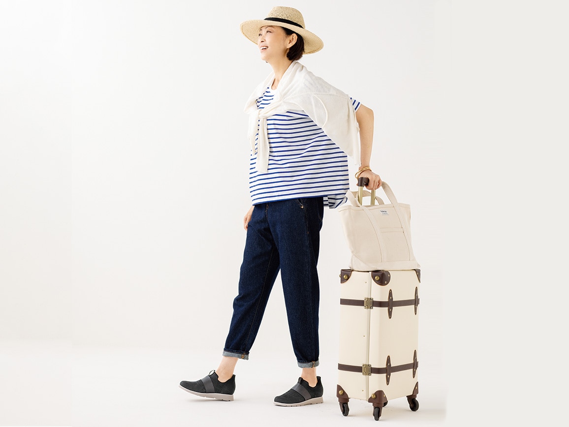 ハルメク たったまま履けるニットシューズ ハルメク たったまま履けるニットシューズ