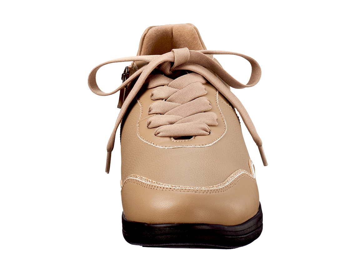 ハルメク シープレザーラウンドスニーカー ハルメク シープレザーラウンドスニーカー