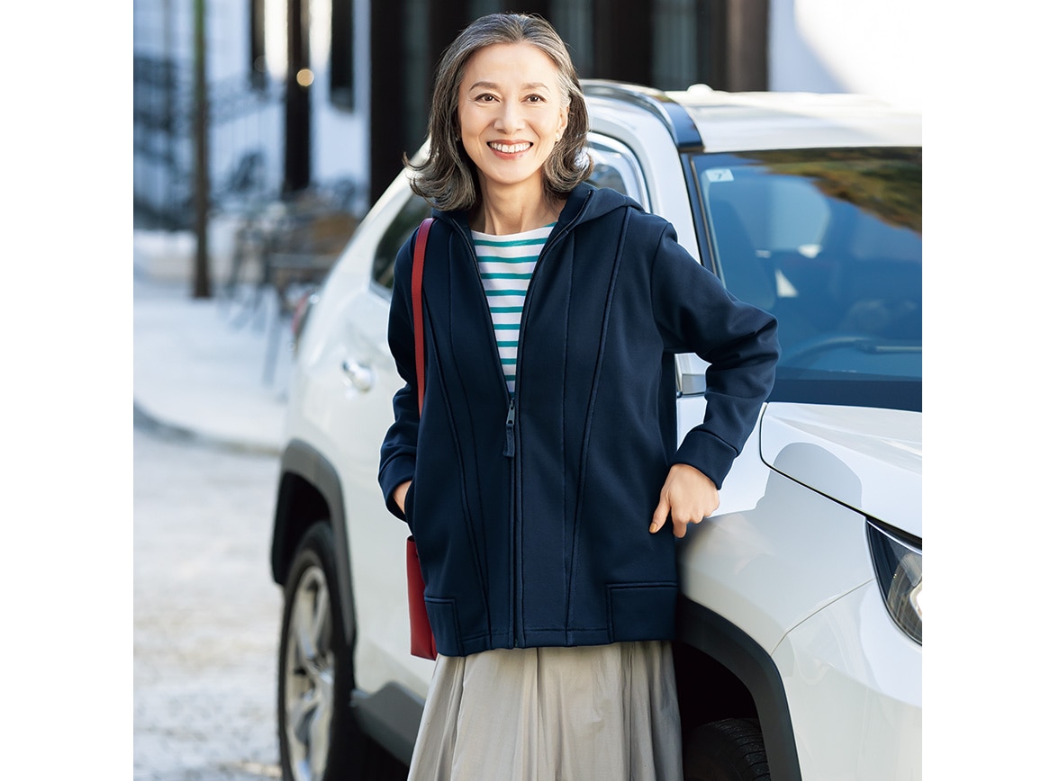 裏起毛フーディーブルゾン 裏起毛フーディーブルゾン