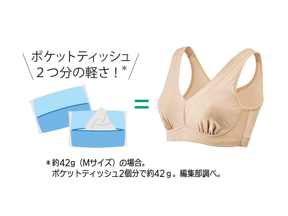 ハルメク ひんやり涼感ノンワイヤーブラ【広告商品】 ハルメク ひんやり涼感ノンワイヤーブラ【広告商品】