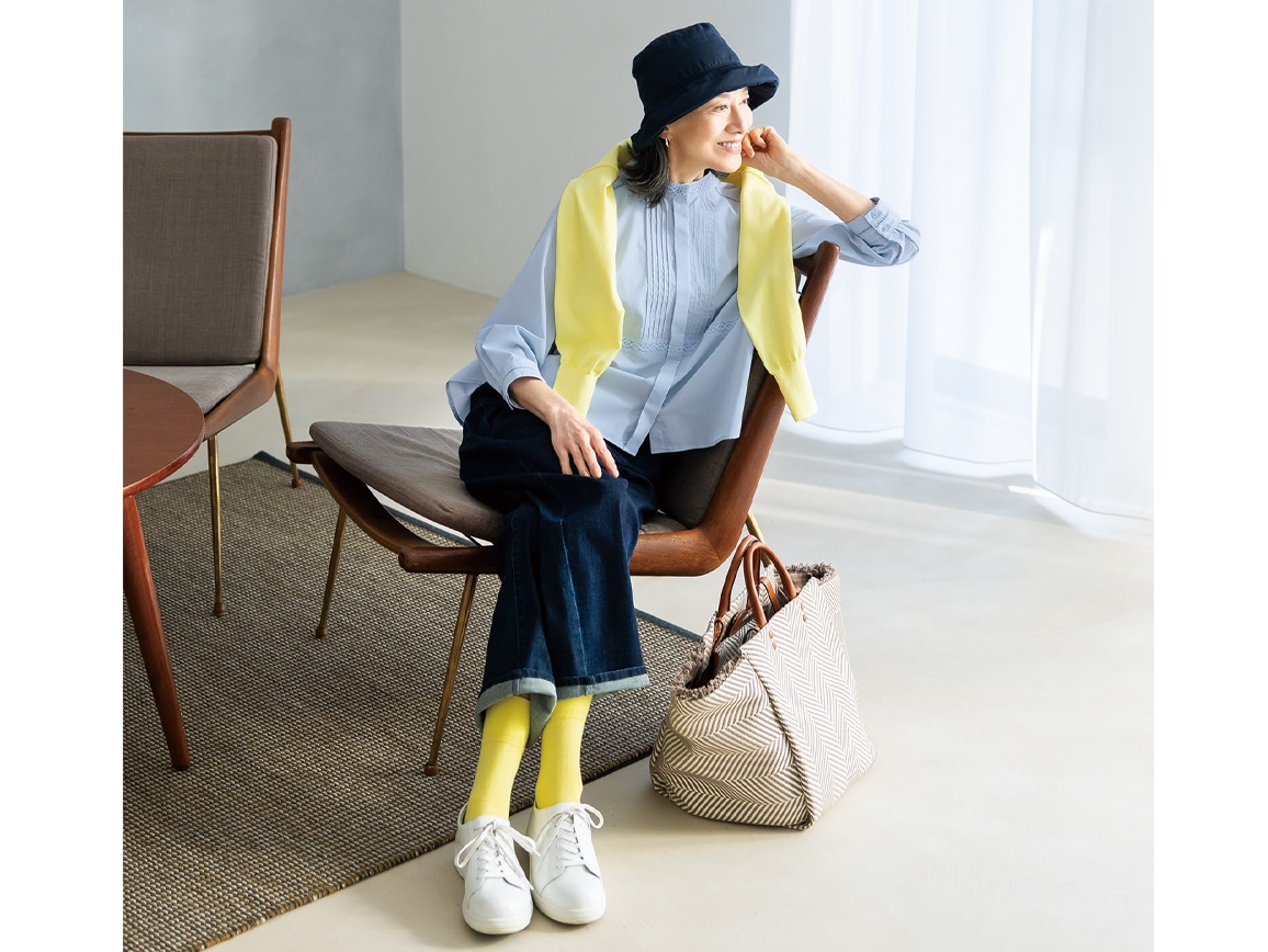 ハルメク読者と作ったこだわりブラウス(八分袖) ハルメク読者と作ったこだわりブラウス(八分袖)