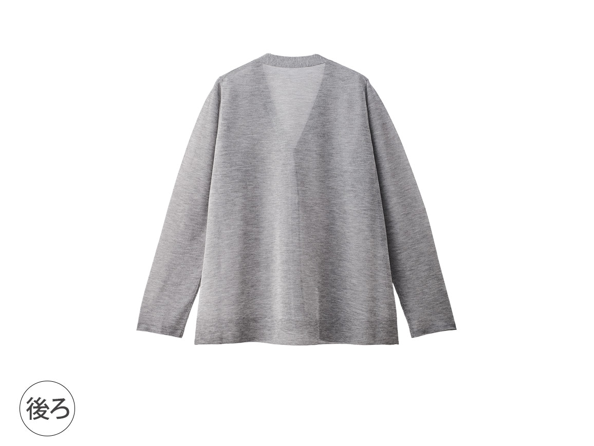 【先行】透け感Vネックカーディガン 【先行】透け感Vネックカーディガン