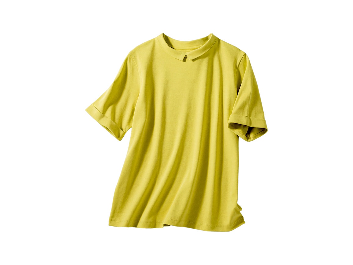 キレイが続く襟つきゆったりTシャツ(半袖) キレイが続く襟つきゆったりTシャツ(半袖)