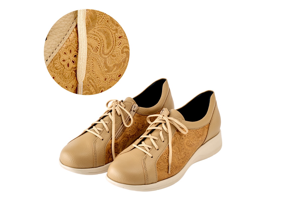 高井さんの牛革5Eペイズリースニーカー 高井さんの牛革5Eペイズリースニーカー