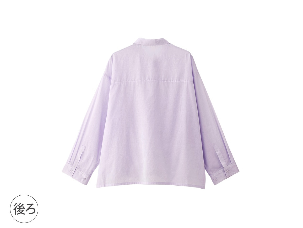 シアーコットンボクシーブラウス シアーコットンボクシーブラウス