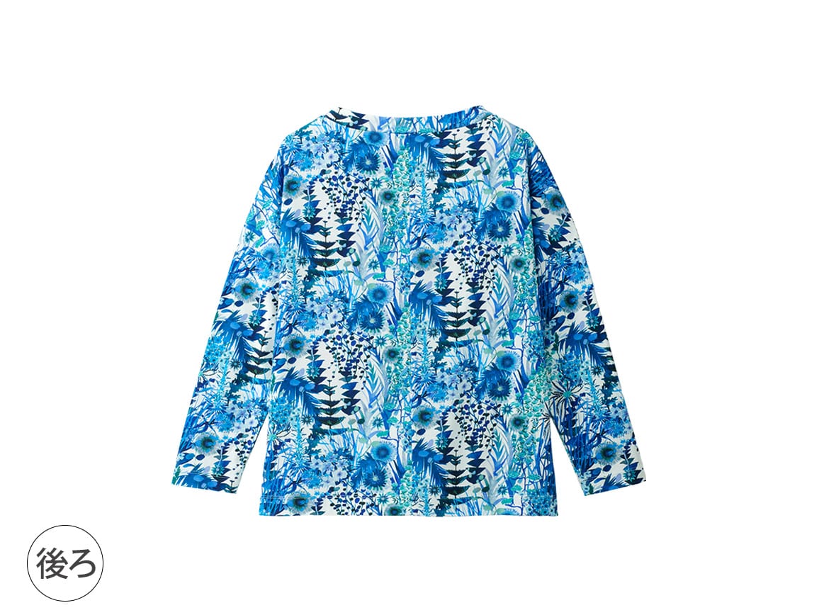 リバティプリントゆったり七分袖プルオーバー リバティプリントゆったり七分袖プルオーバー