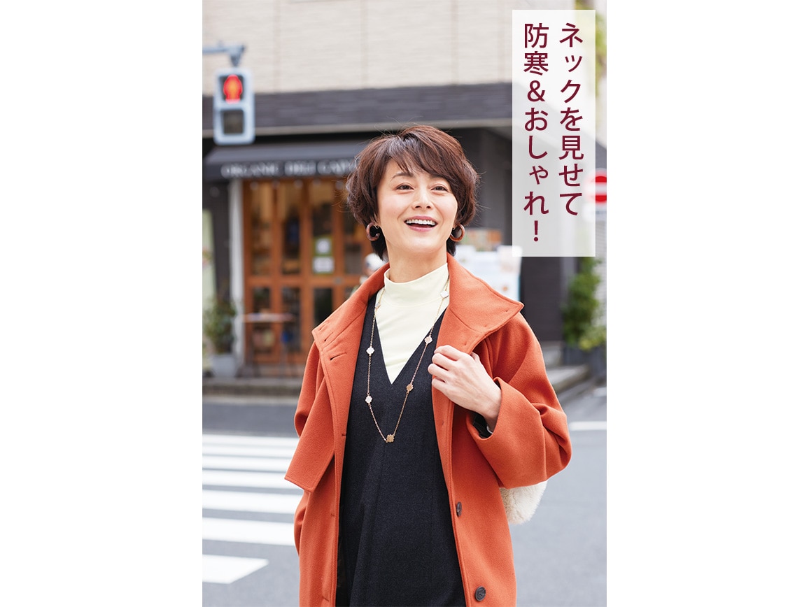 ハルメク ヘルスプラス・ムレずにぬくもり綿混インナー(ハイネック長袖) ハルメク ヘルスプラス・ムレずにぬくもり綿混インナー(ハイネック長袖)