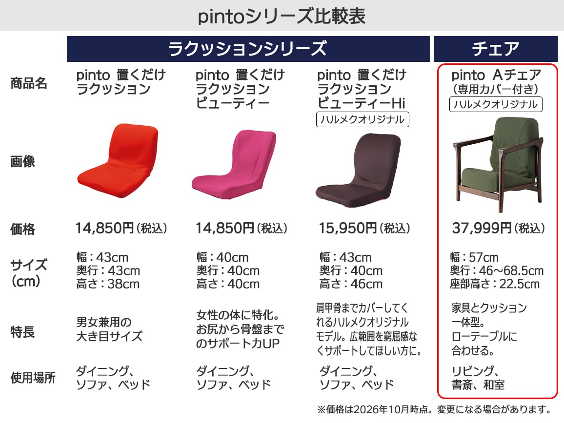 pinto Aチェア(専用カバー付き) pinto Aチェア(専用カバー付き)
