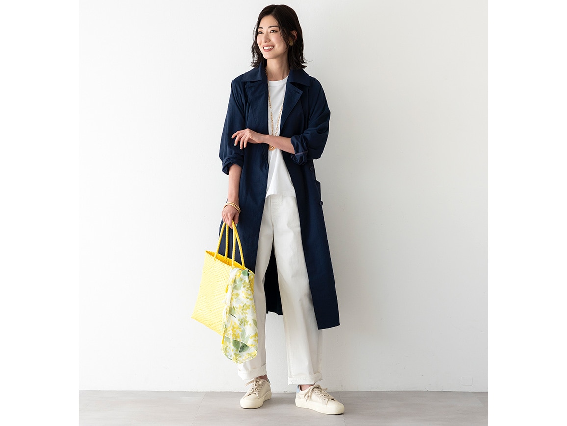 はっ水ポケッタブルロングトレンチEX はっ水ポケッタブルロングトレンチEX