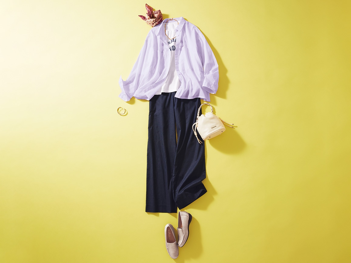 シアーコットンボクシーブラウス シアーコットンボクシーブラウス