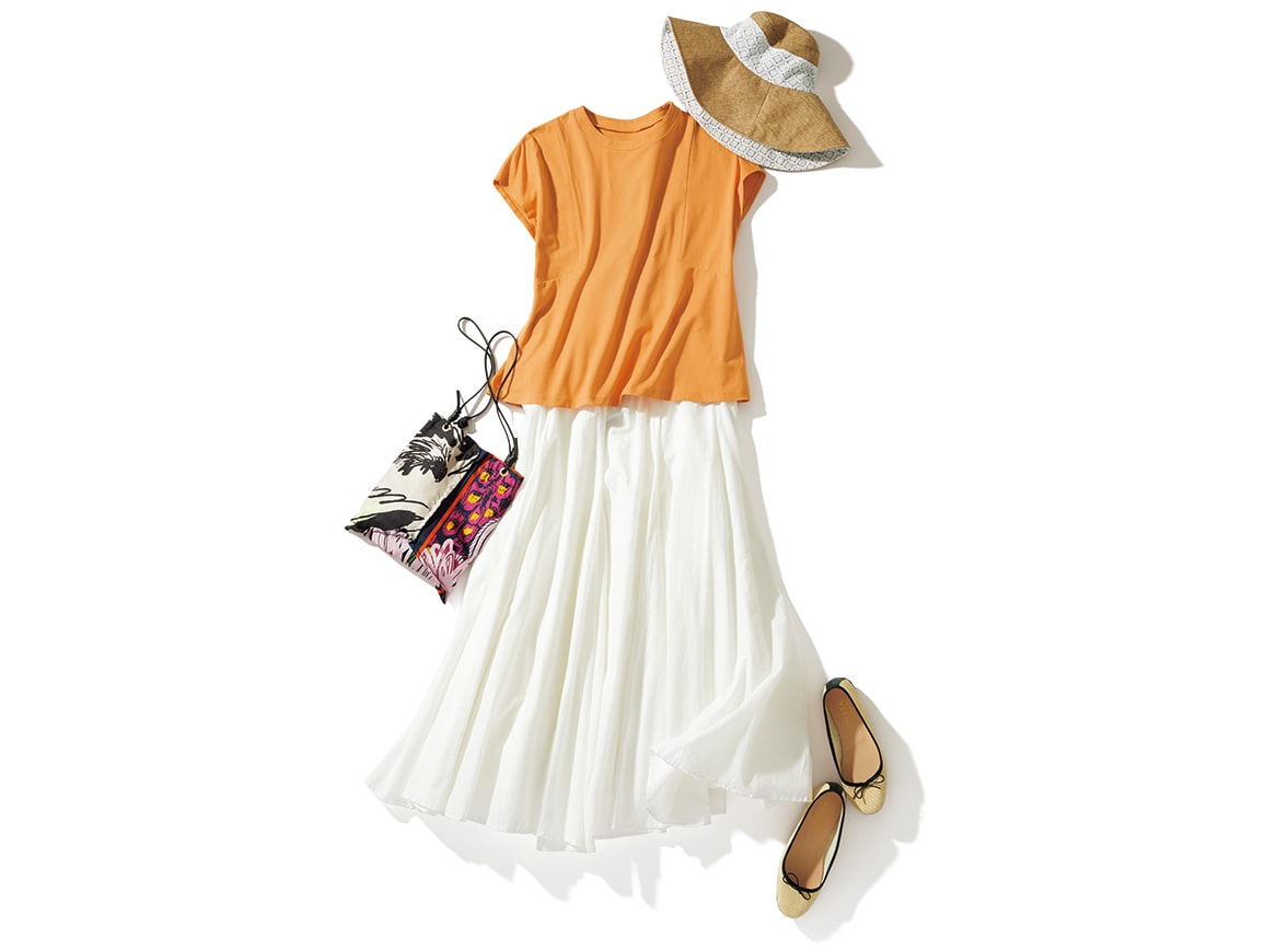 オーガニックコットンプルオーバー(フレンチスリーブ) オーガニックコットンプルオーバー(フレンチスリーブ)