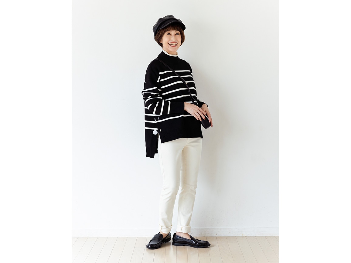 マリン風ゆったりセーター マリン風ゆったりセーター