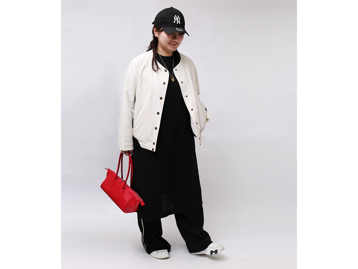 ミックスツイード調ドッキングワンピース ミックスツイード調ドッキングワンピース