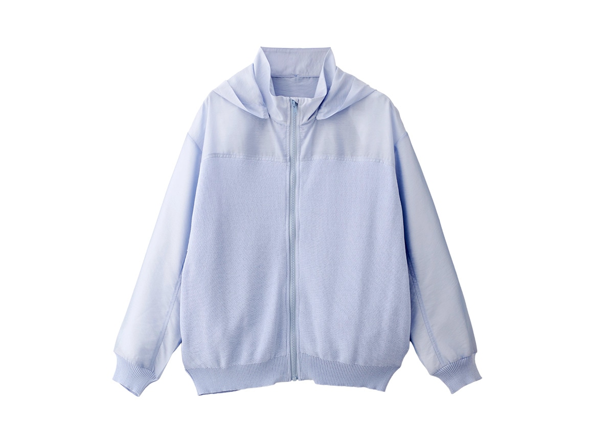 UVカットドッキングフードブルゾン UVカットドッキングフードブルゾン