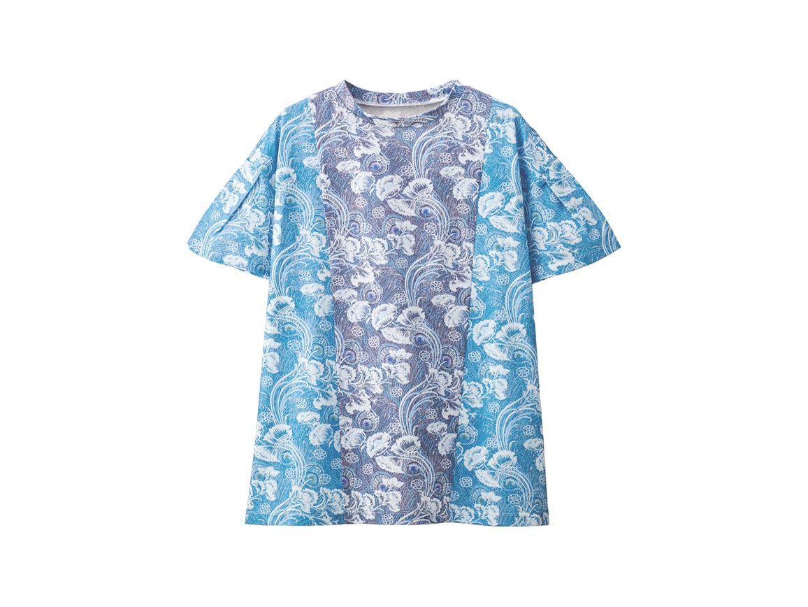 リバティプリントタック袖TシャツEX リバティプリントタック袖TシャツEX