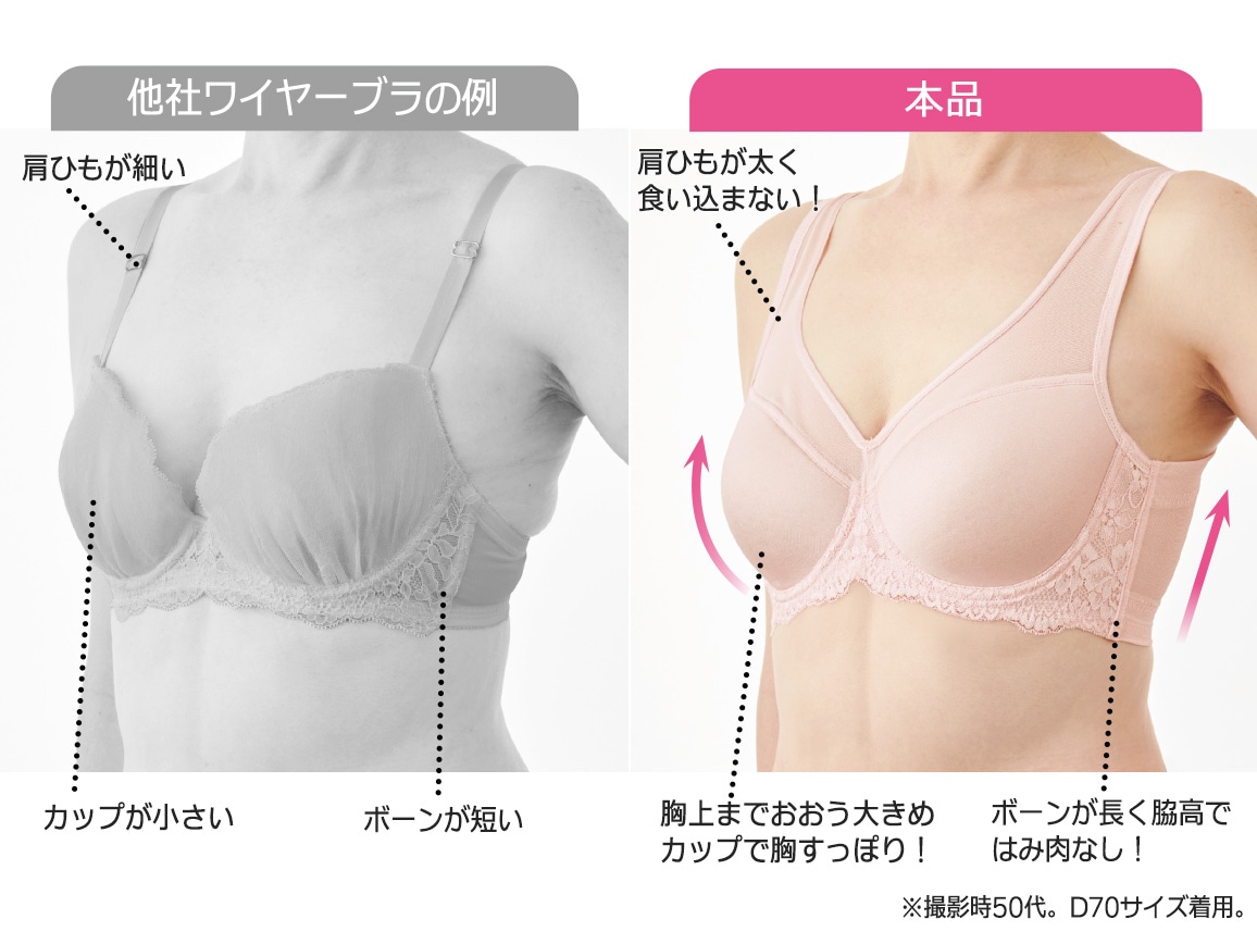 ハルメク スッキリ・ソフトワイヤーブラ ハルメク スッキリ・ソフトワイヤーブラ