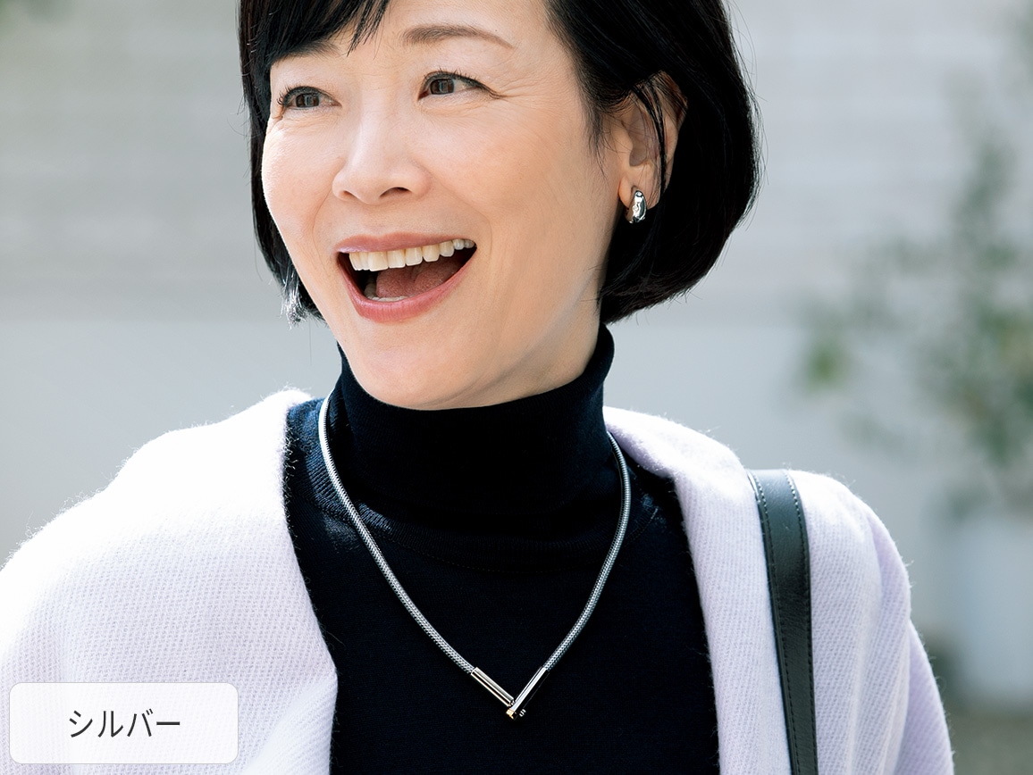 ファイテン RAKUWA磁気チタンネックレスVタイプ ファイテン RAKUWA磁気チタンネックレスVタイプ