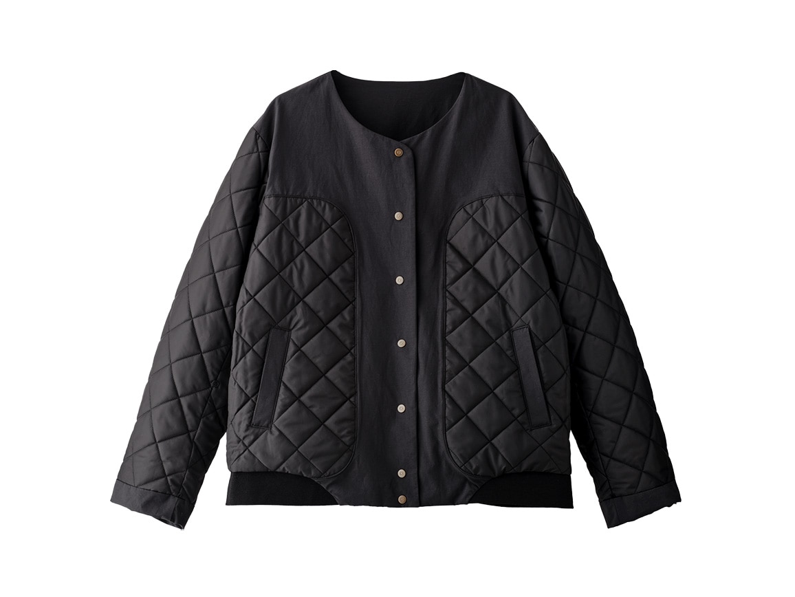 ミチコ ロンドン コシノ・中綿リバーシブルジャケット ミチコ ロンドン コシノ・中綿リバーシブルジャケット