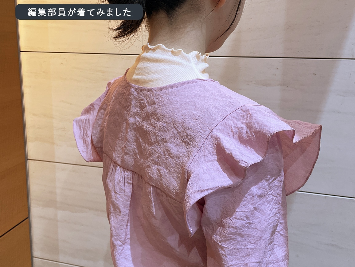 ハルメク ヘルスプラス・綿100%やわらかリブインナー(ハイネック長袖) ハルメク ヘルスプラス・綿100%やわらかリブインナー(ハイネック長袖)