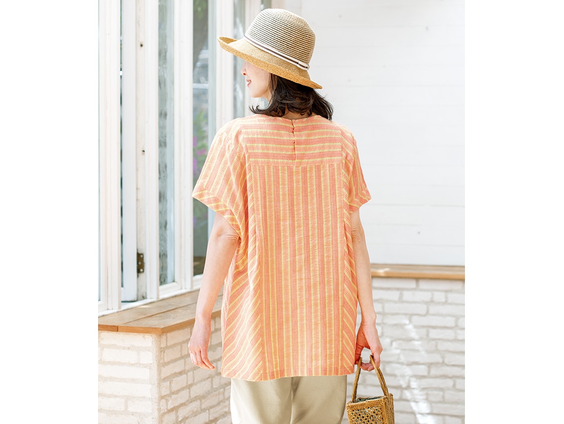 ゆったりコットンチュニック【広告商品】 ゆったりコットンチュニック【広告商品】
