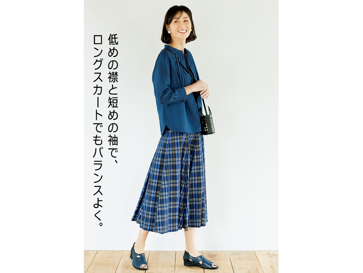 綿麻タックデザインシャツ 綿麻タックデザインシャツ