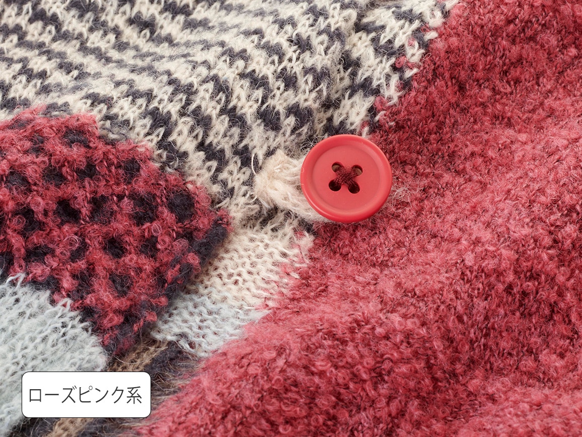 ２ｗａｙ変形ストール 18 ローズピンク系 公式 ハルメク通販サイト