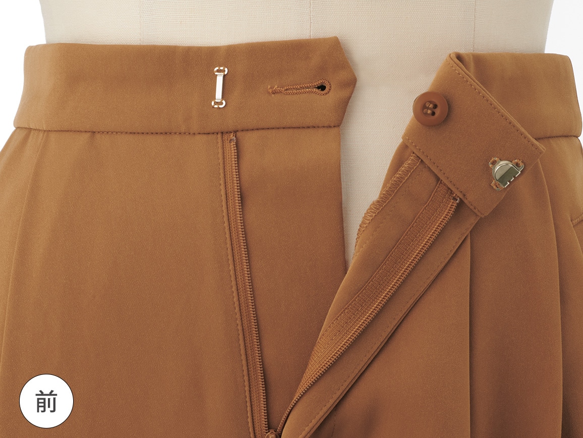 センタープレスタックバレルパンツ センタープレスタックバレルパンツ