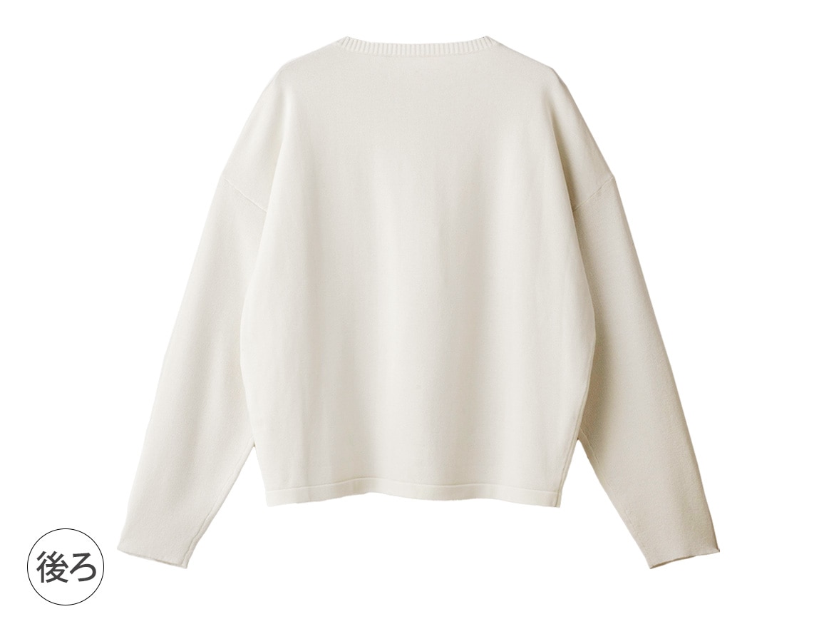 シンプルゆったりセーター(クルーネック) シンプルゆったりセーター(クルーネック)