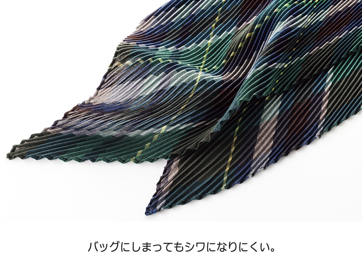 洗えるプリーツスカーフ 洗えるプリーツスカーフ