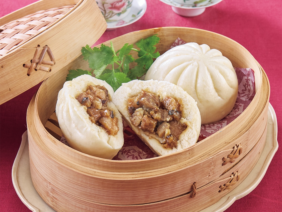 「人形町今半」やまと豚角煮まん(4個) 「人形町今半」やまと豚角煮まん(4個)