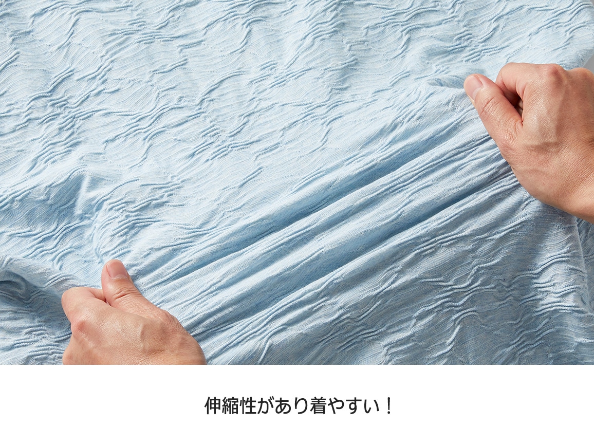 【HERNO】雑誌掲載! ブルーミング ジャカード プルオーバー 綿混ジャカードプルオーバー(半袖)【広告商品】(02_M 03_
