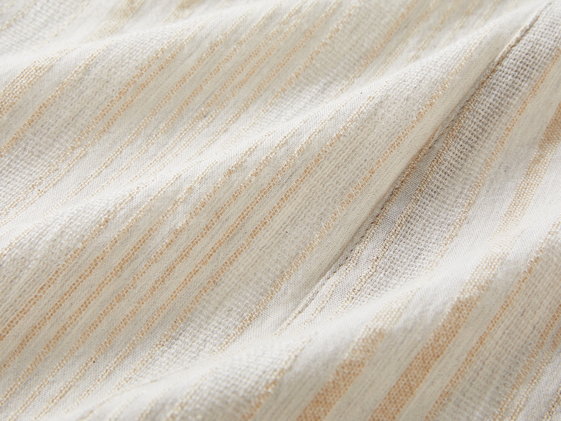 コットンドビーストライプロングシャツEX コットンドビーストライプロングシャツEX