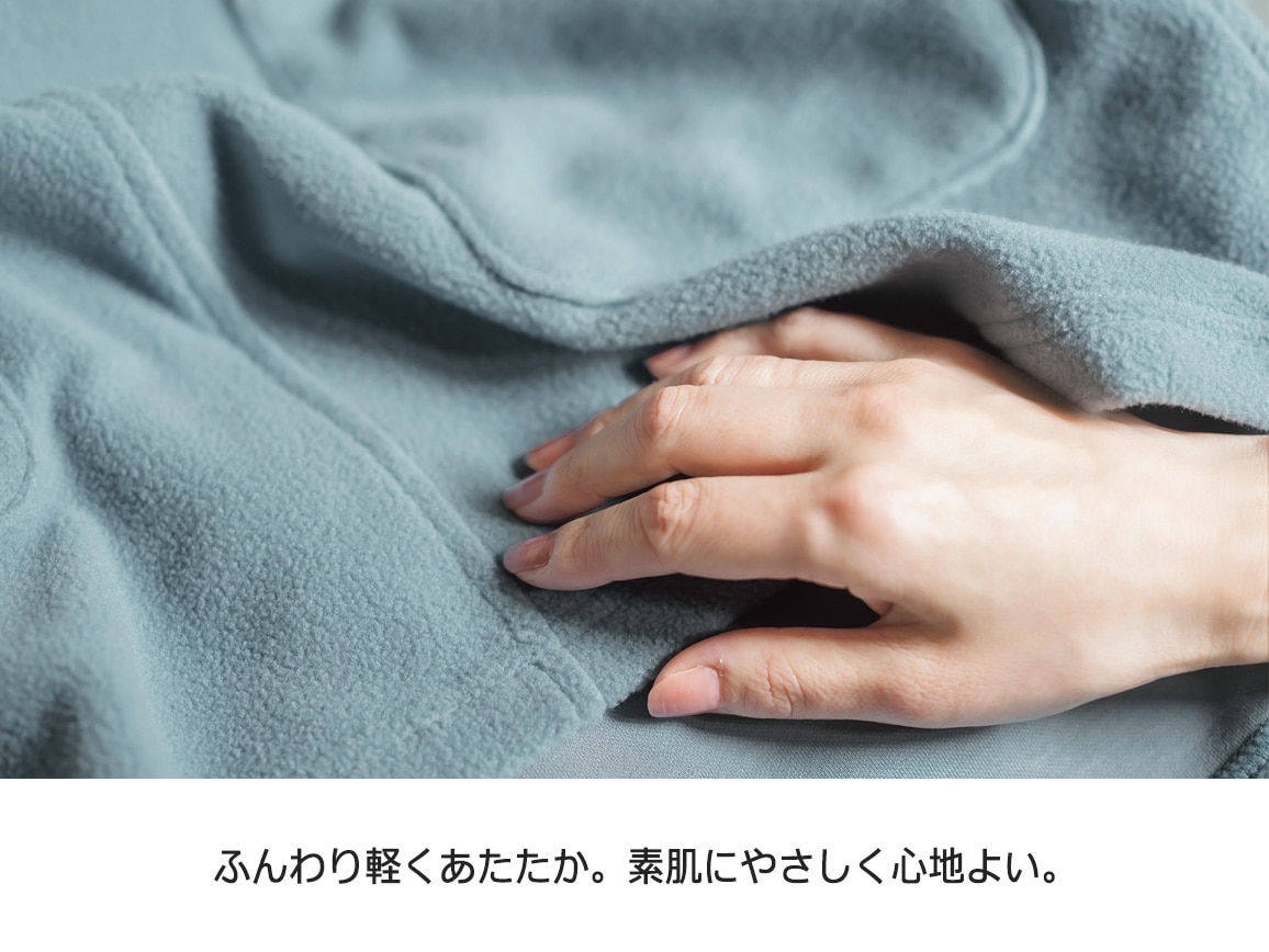 肌側綿のあたたかフリースチュニック 肌側綿のあたたかフリースチュニック