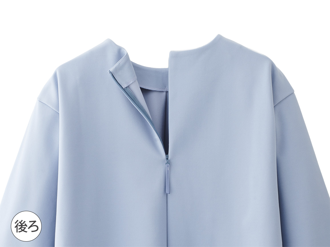 【先行】ブラウス見えプルオーバー×スカート 【先行】ブラウス見えプルオーバー×スカート