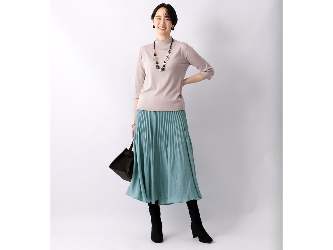 【先行】編み柄デザインニットアンサンブル 【先行】編み柄デザインニットアンサンブル