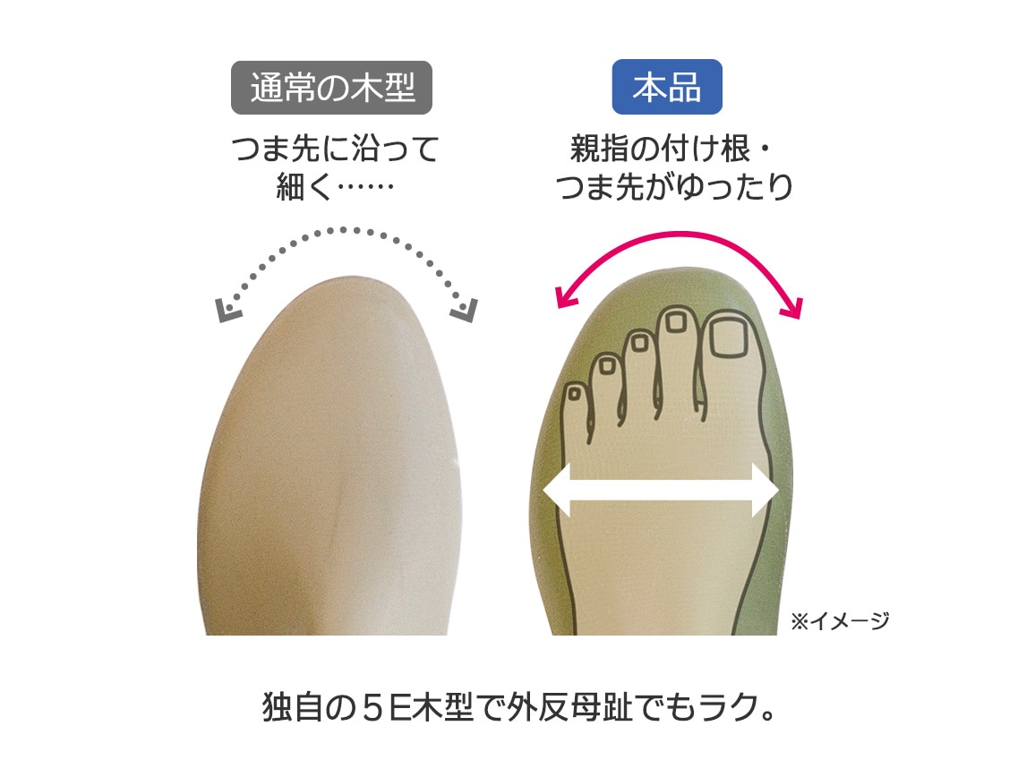 あとりえOKADA 5Eシープ革すぽ履き甲ゴムシューズ あとりえOKADA 5Eシープ革すぽ履き甲ゴムシューズ