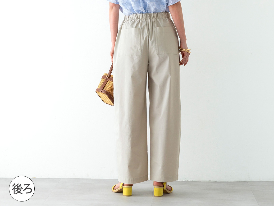 【先行】バックラッシュリネンコクーンパンツ 【先行】バックラッシュリネンコクーンパンツ
