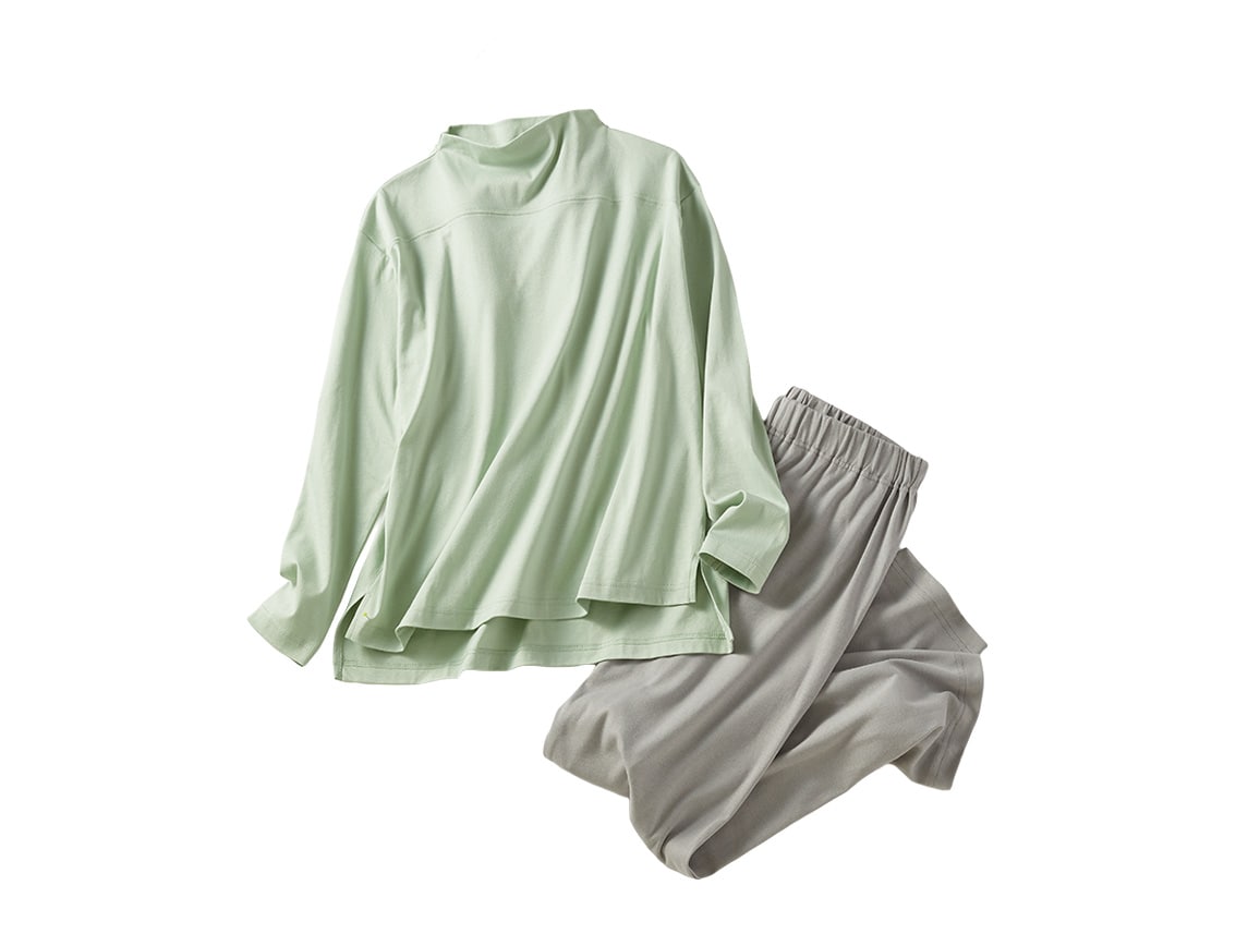 日本製 コットンシルク なめらかスムースニットパジャマEX【広告商品】 日本製 コットンシルク なめらかスムースニットパジャマEX【広告商品】