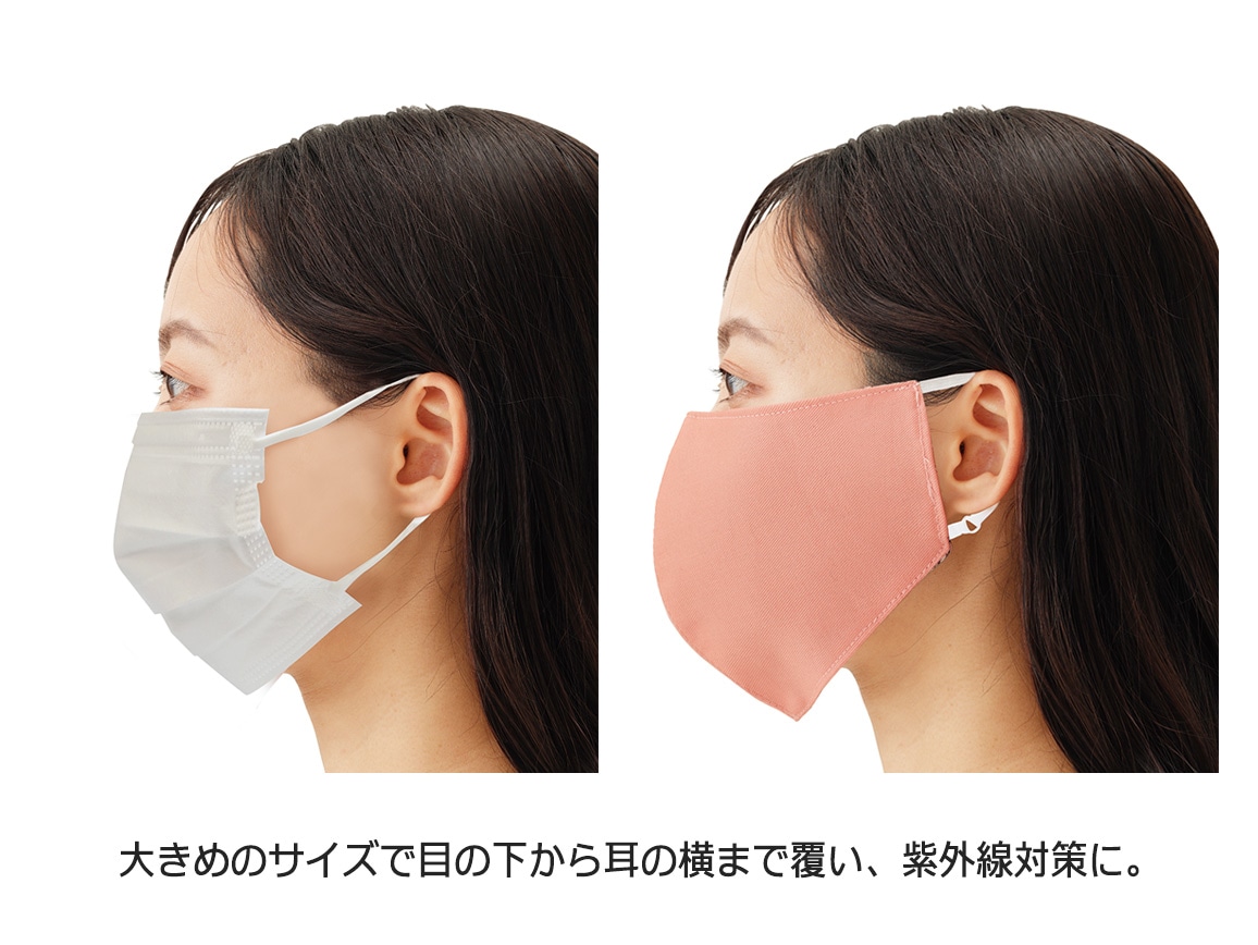 涼感UVしっかりおおえるマスク 3枚組 涼感UVしっかりおおえるマスク 3枚組