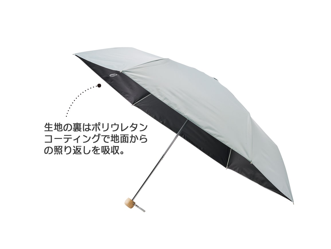放射冷却 Radi−Cool 日陰のような涼やか晴雨兼用折りたたみ傘(55cm) 放射冷却 Radi−Cool 日陰のような涼やか晴雨兼用折りたたみ傘(55cm)