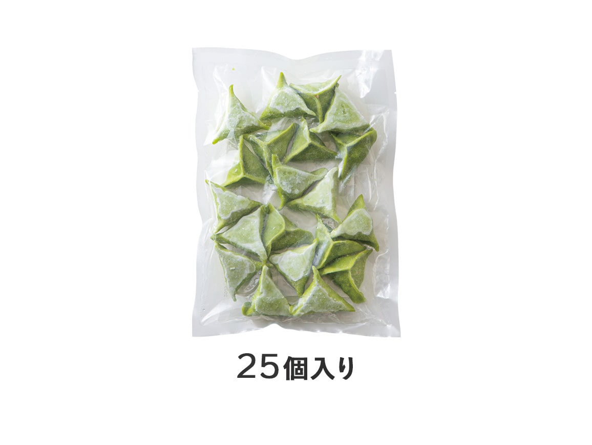 海老入りほうれん草の翡翠ぎょうざ(25個) 海老入りほうれん草の翡翠ぎょうざ(25個)
