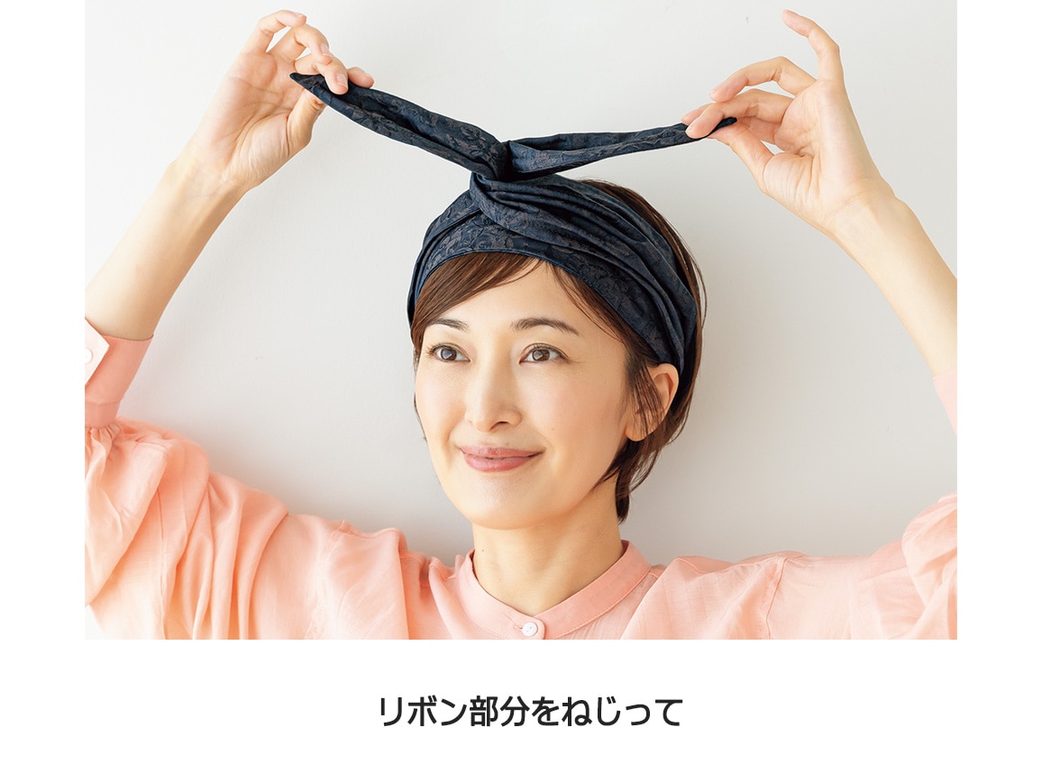 ねじってワイヤー入りヘアターバン ねじってワイヤー入りヘアターバン